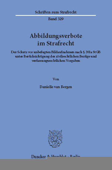 Abbildungsverbote im Strafrecht. main product photo