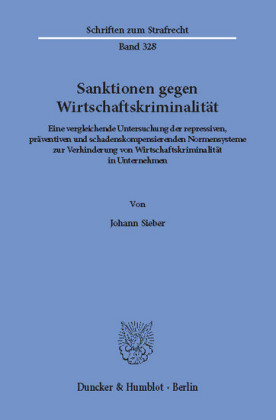 Sanktionen gegen Wirtschaftskriminalität.