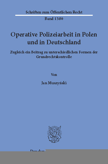 Operative Polizeiarbeit in Polen und in Deutschland. main product photo