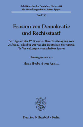 Erosion von Demokratie und Rechtsstaat?
