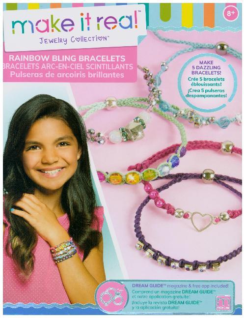 Regenbogen Glitzer Armbänder main product photo