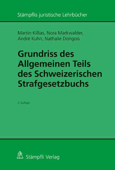 Grundriss des Allgemeinen Teils des Schweizerischen Strafgesetzbuchs main product photo