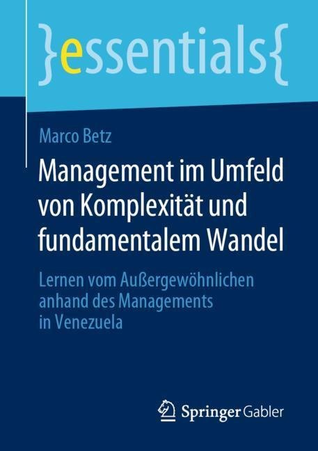 Management im Umfeld von Komplexität und fundamentalem Wandel main product photo