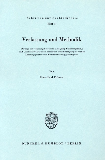 Verfassung und Methodik. main product photo