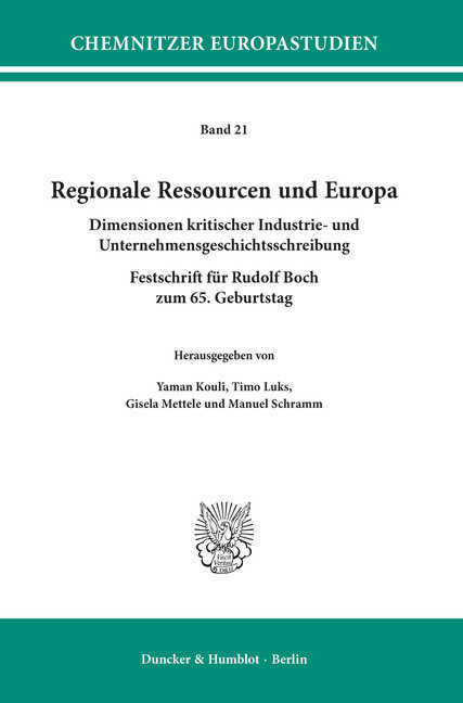 Regionale Ressourcen und Europa. main product photo