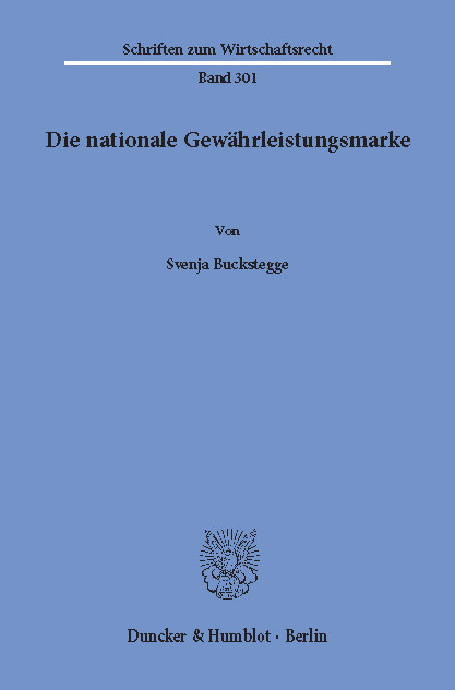 Die nationale Gewährleistungsmarke. main product photo