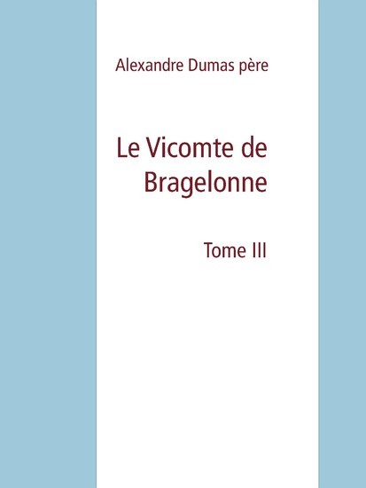 Le Vicomte de Bragelonne main product photo
