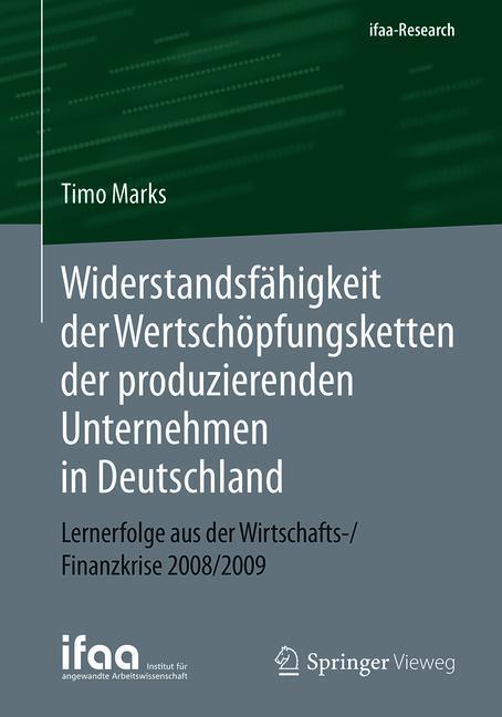 Widerstandsfähigkeit der Wertschöpfungsketten der produzierenden Unternehmen in Deutschland main product photo