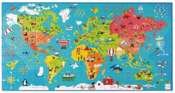 Puzzle XXL Weltkarte (Kinderpuzzle)
