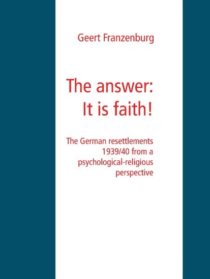 The answer: It is faith! main product photo