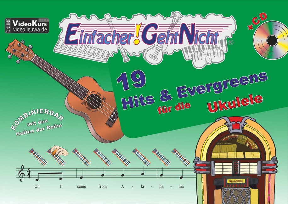 Einfacher!-Geht-Nicht: 19 Hits & Evergreens - für die Ukulele mit Audio-CD main product photo