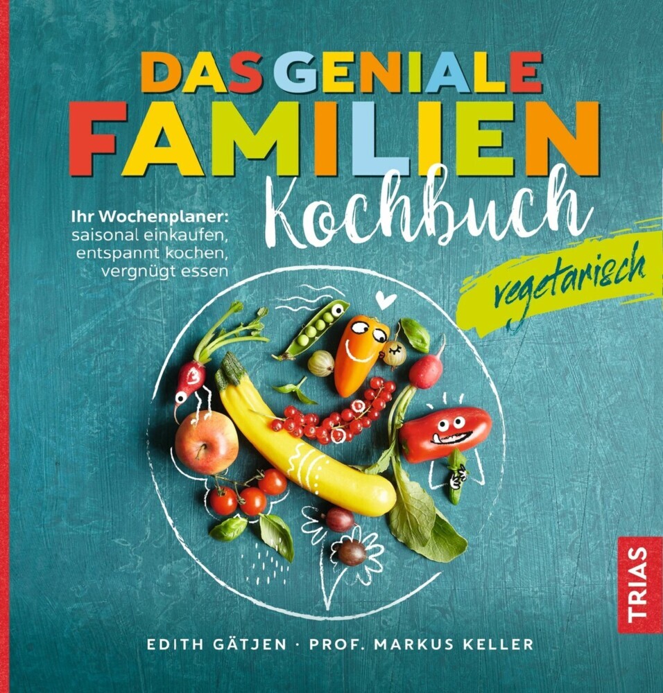 Das geniale Familienkochbuch vegetarisch main product photo