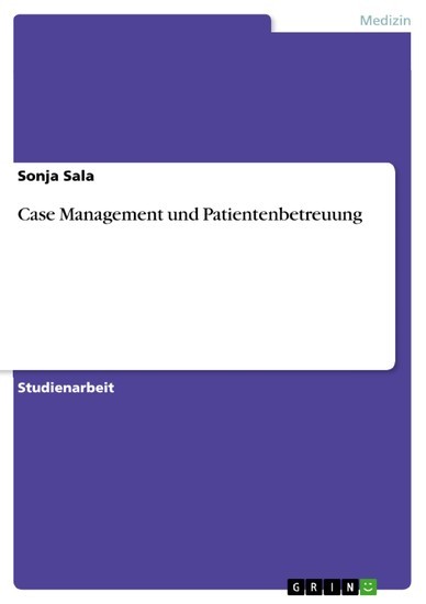 Case Management und Patientenbetreuung main product photo