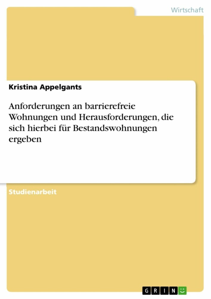 Anforderungen an barrierefreie Wohnungen und Herausforderungen, die sich hierbei für Bestandswohnungen ergeben main product photo