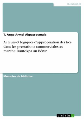 Acteurs et logiques d'appropriation des tics dans les prestations commerciales au marche Dantokpa au Bénin