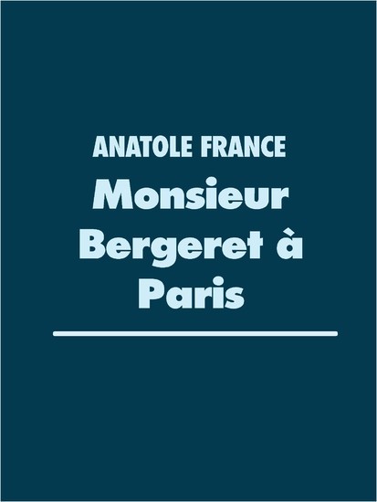 Monsieur Bergeret à Paris main product photo