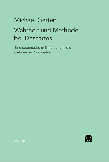 Wahrheit und Methode bei Descartes main product photo