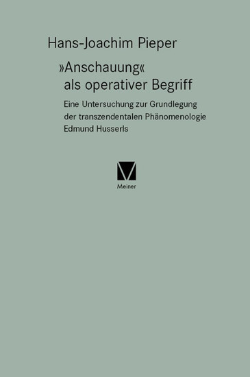 »Anschauung« als operativer Begriff main product photo