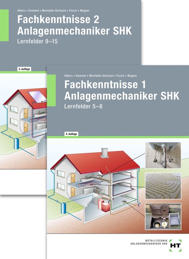 Fachkenntnisse Anlagenmechaniker SHK 1 + 2, 2 Bde. main product photo