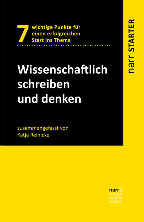 Wissenschaftlich schreiben und denken main product photo