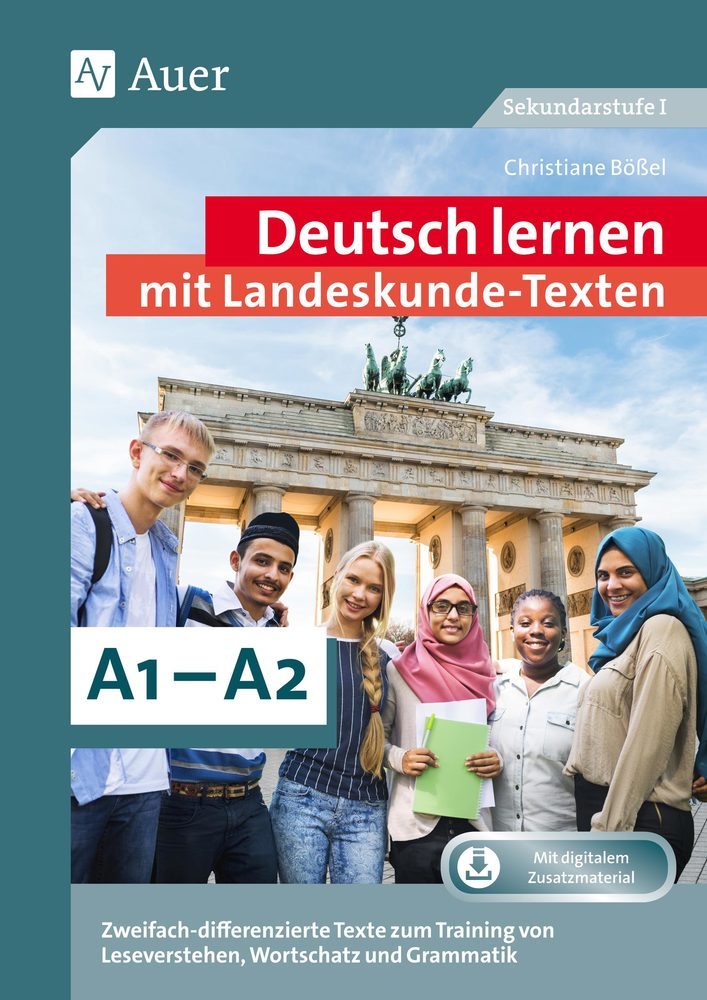 Deutsch lernen mit Landeskunde - Texten A1 - A2 main product photo