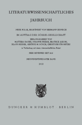 Literaturwissenschaftliches Jahrbuch.