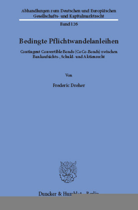 Bedingte Pflichtwandelanleihen.