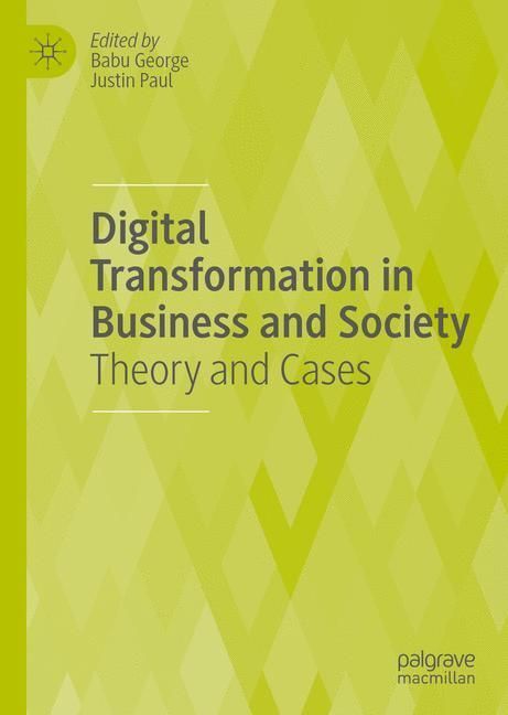 Digital Transformation in Business and Society main product photo