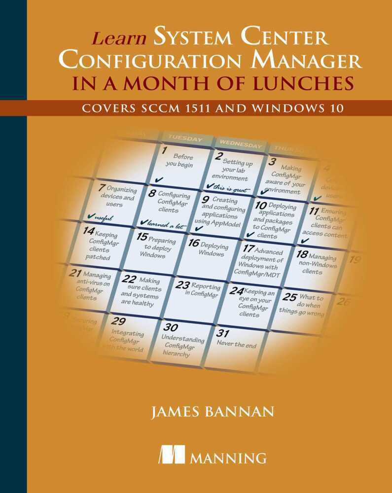 Learn System Center Configuration Manager in a Month of Lunches main product photo