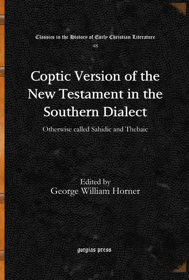 Coptic Version of the New Testament in the Southern Dialect main product photo