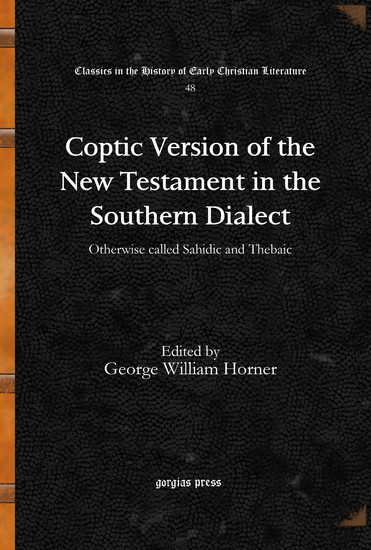 Coptic Version of the New Testament in the Southern Dialect main product photo