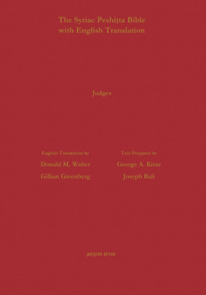 Judges According to the Syriac Peshitta Version with English Translation