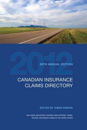 Canadian Insurance Claims Directory 2012