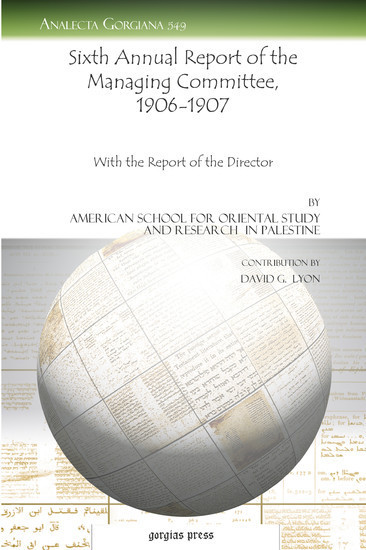 Sixth Annual Report of the Managing Committee, 1906-1907 main product photo