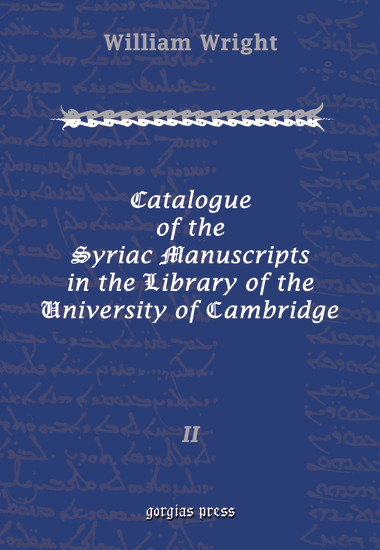 Catalogue of the Syriac Manuscripts in the Library of the U. of Cambridge main product photo
