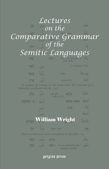 Lectures on the Comparative Grammar of the Semitic Languages main product photo