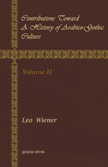 Contributions Toward a History of Arabico-Gothic Culture main product photo