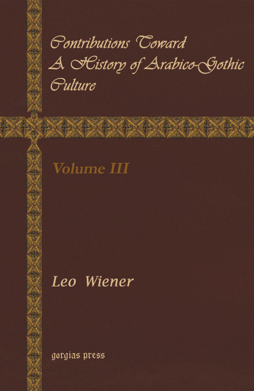 Contributions Toward a History of Arabico-Gothic Culture main product photo