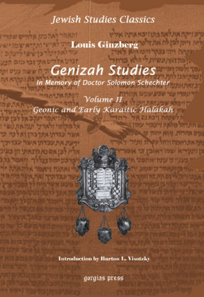 Genizah Studies in Memory of Doctor Solomon Schechter