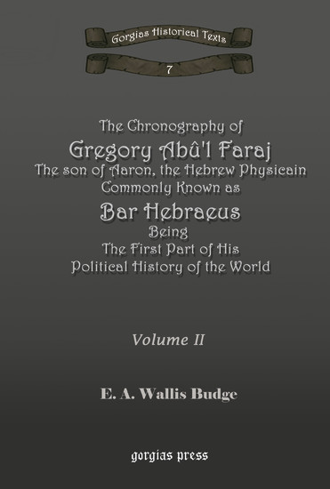 The Chronography of Bar Hebraeus main product photo