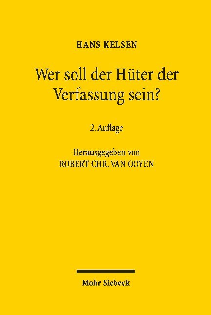 Wer soll der Hüter der Verfassung sein? main product photo