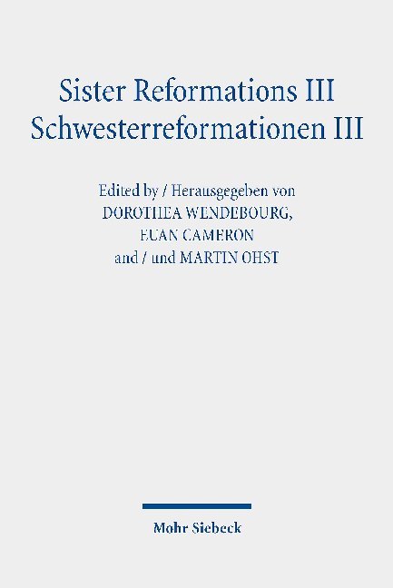 Sister Reformations III - Schwesterreformationen III main product photo