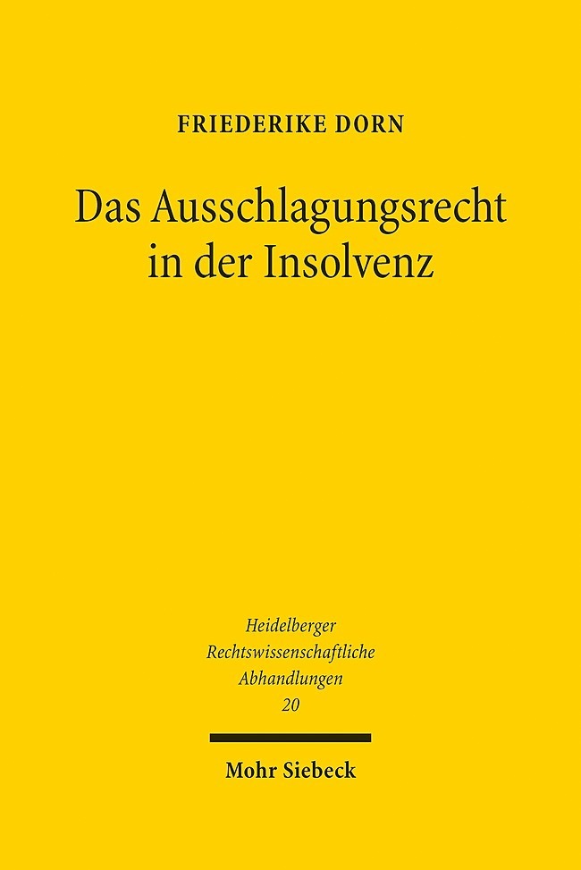 Das Ausschlagungsrecht in der Insolvenz main product photo
