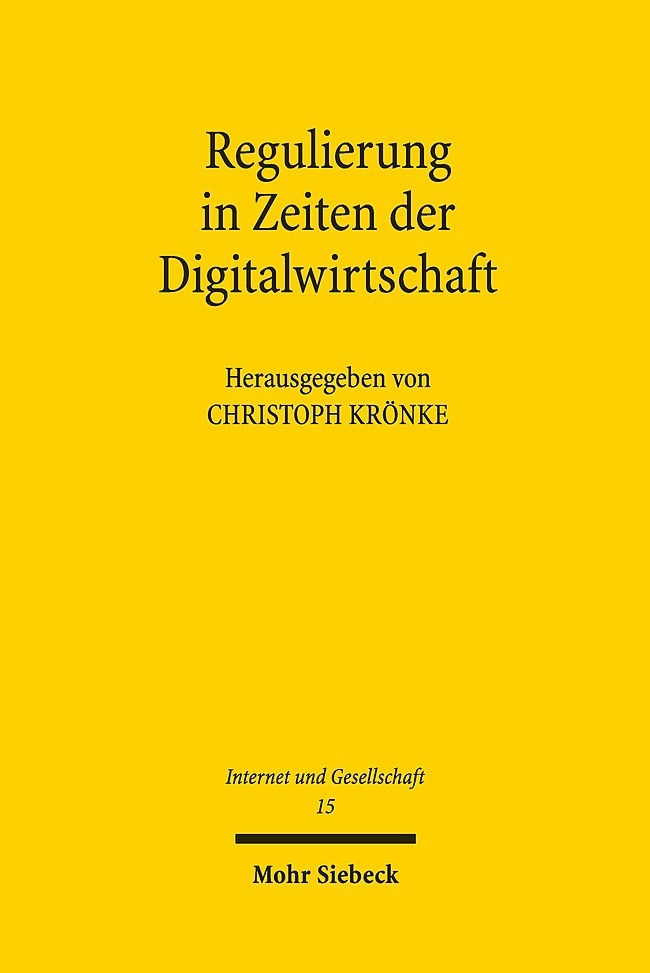 Regulierung in Zeiten der Digitalwirtschaft main product photo
