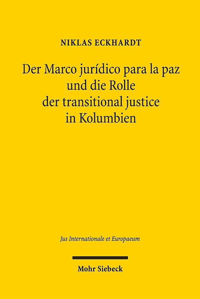 Der Marco jurídico para la paz und die Rolle der transitional justice in Kolumbien main product photo