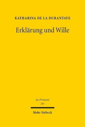 Erklärung und Wille