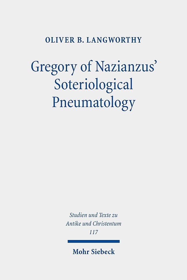 Gregory of Nazianzus' Soteriological Pneumatology main product photo