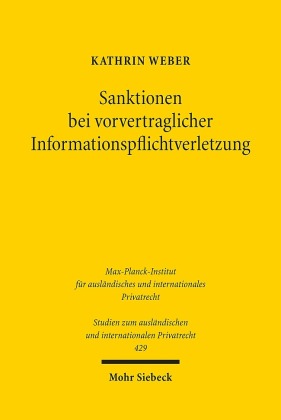 Sanktionen bei vorvertraglicher Informationspflichtverletzung