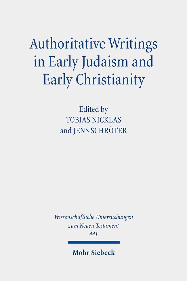 Authoritative Writings in Early Judaism and Early Christianity main product photo