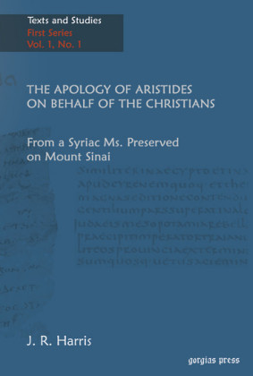 The Apology of Aristides on behalf of the Christians